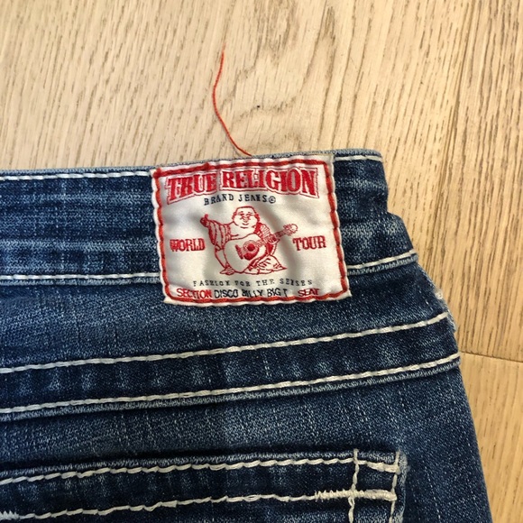 Size 27 vintage rhinestone true religion jeans. - Picture 4 of 4